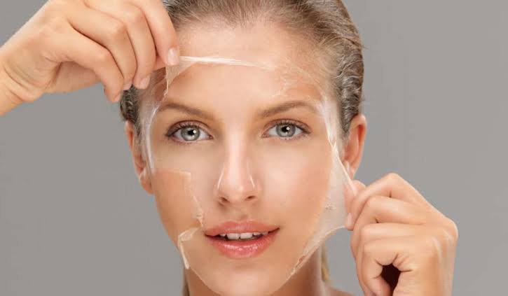 Skin peeling treatment